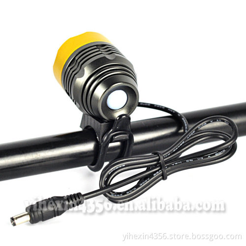 Waterproof T6 LED Bicycle Light/Headlight with 8.4V Rechargeable Li-ion Battery Pack and EU/US/UK Charger